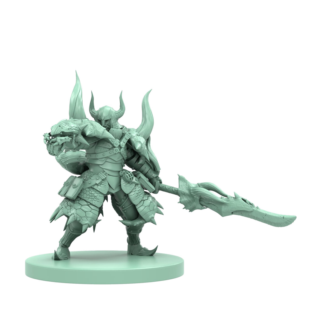 Steamforged Games Black Diablos miniature from Wildspire Waste for high-stakes hunts.