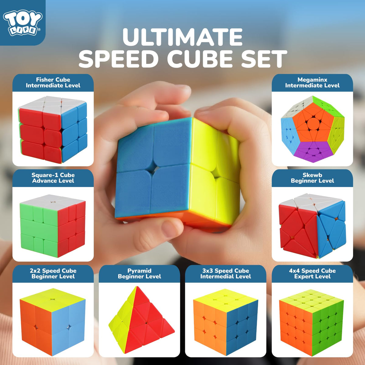STEAM Life Pyraminx cube for layered solving and spatial thinking