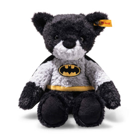 Steiff DC Batman teddy bear 12 inch, soft plush with cape for imaginative play