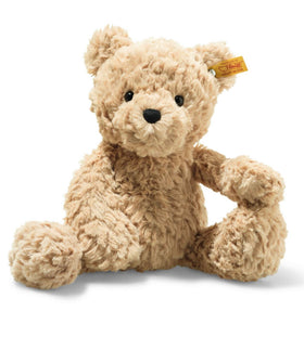 Steiff Jimmy Teddy Bear 12-inch front view showing classic plush design for lasting hugs