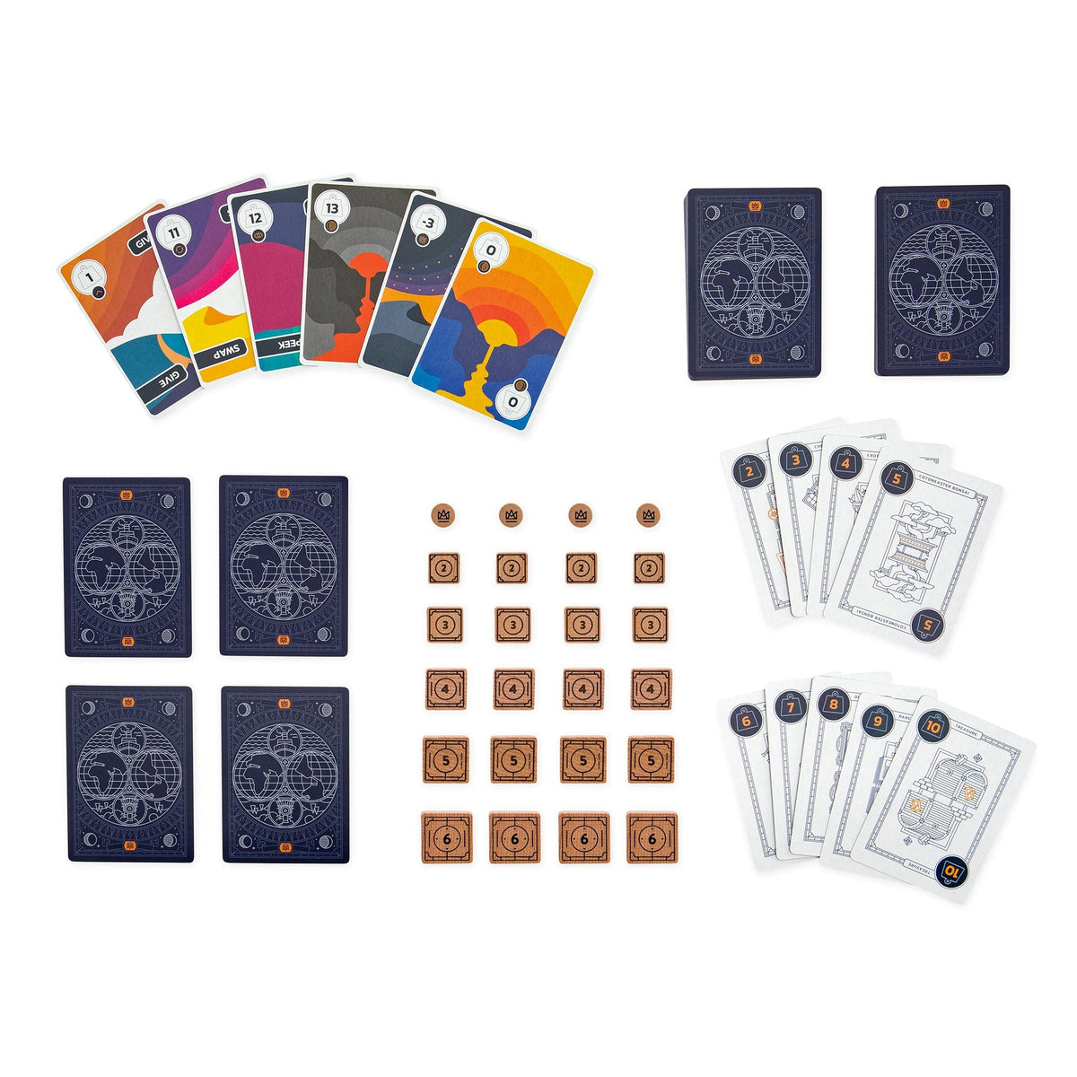 Stellar Factory Archduke 104 cards enable varied layouts and quick setup