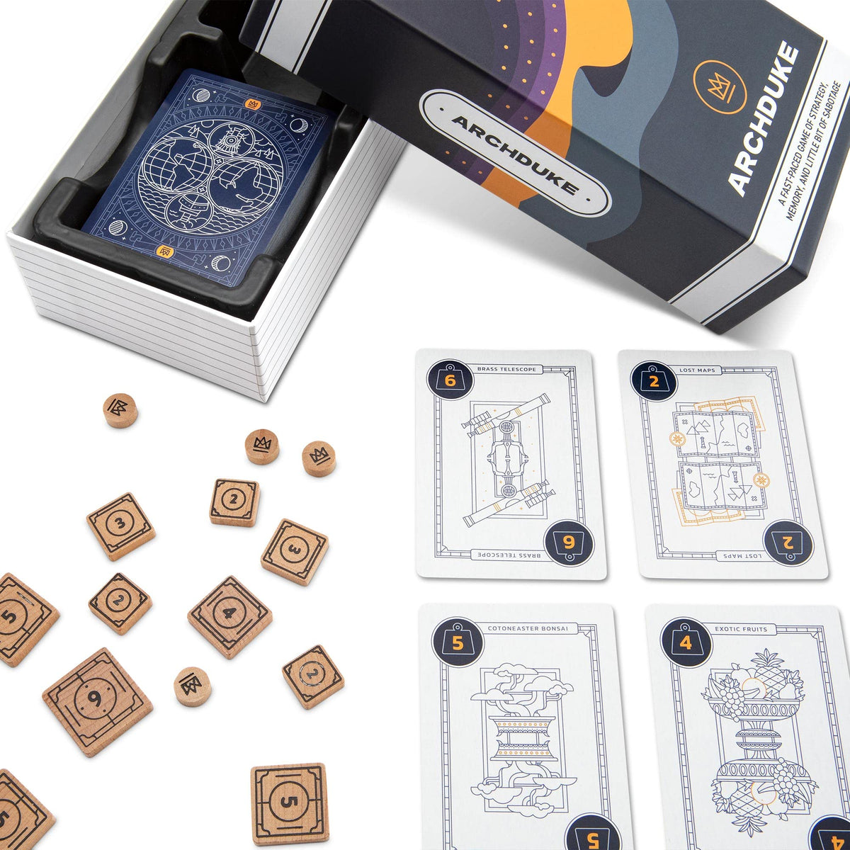 Stellar Factory Archduke screen-printed tokens highlight premium detail for memorable sessions