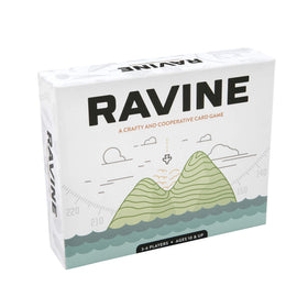Stellar Factory Ravine card deck laid out for fast, cooperative play.