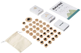 Stellar Factory Ravine wooden health tokens for clear status tracking during play.