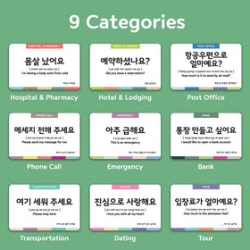 Stellarsol Korean flashcards durable 400gsm cardstock — premium feel for long-term study