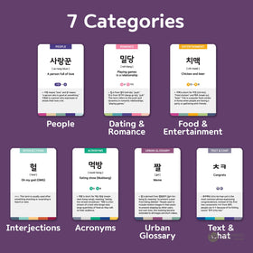 Stellarsol Korean flashcards gift-set box — ideal present for language lovers