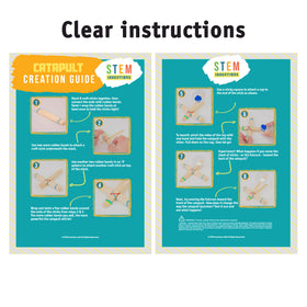 Students test launches in class using the STEM Inventions Catapult Kit 30-Pack