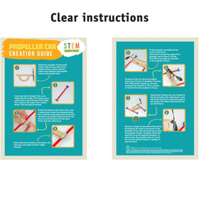 STEM Inventions instruction guide, clear steps for independent testing