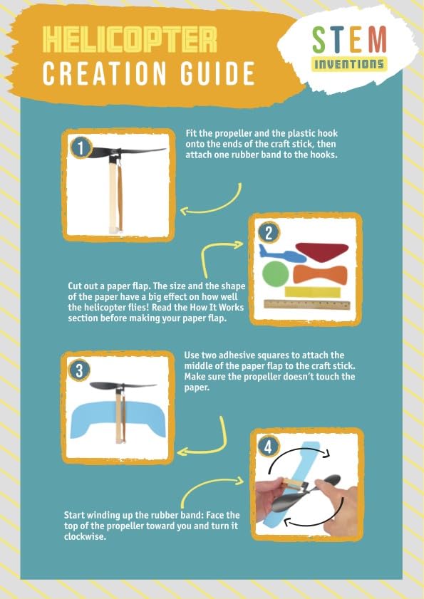 STEM Inventions instruction sheet demonstrates clear, step-by-step guidance for students and teachers.