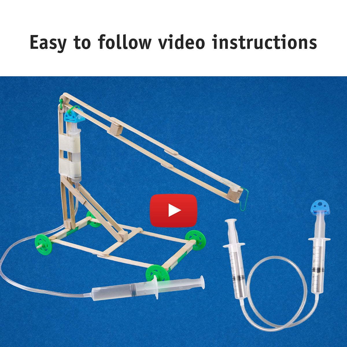 STEM Inventions kit with open-ended challenges lets students design freely.
