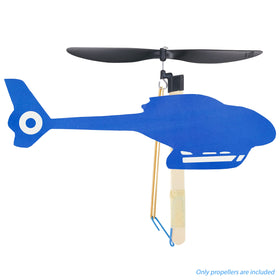 STEM Inventions propeller assembly mounting on sticks ensures secure builds.