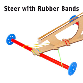 STEM Inventions rubber bands, flexible propulsion and play