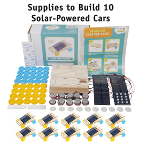 STEM Inventions solar panel on car showing sunlight energy.