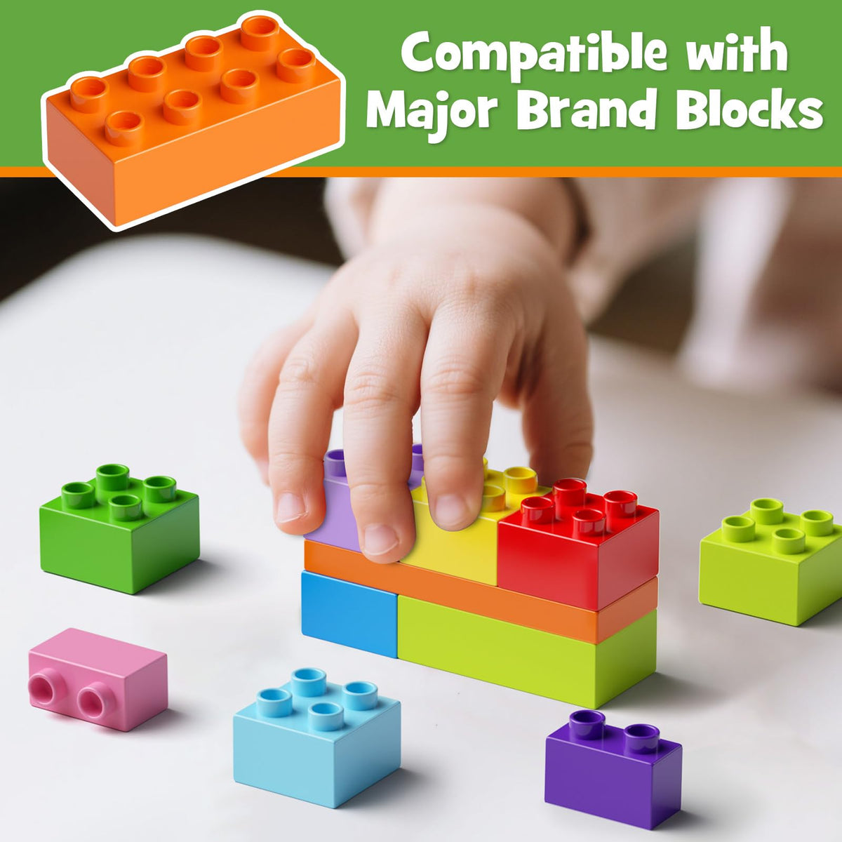STEM MATCH colorful blocks invite hands-on learning and creativity.