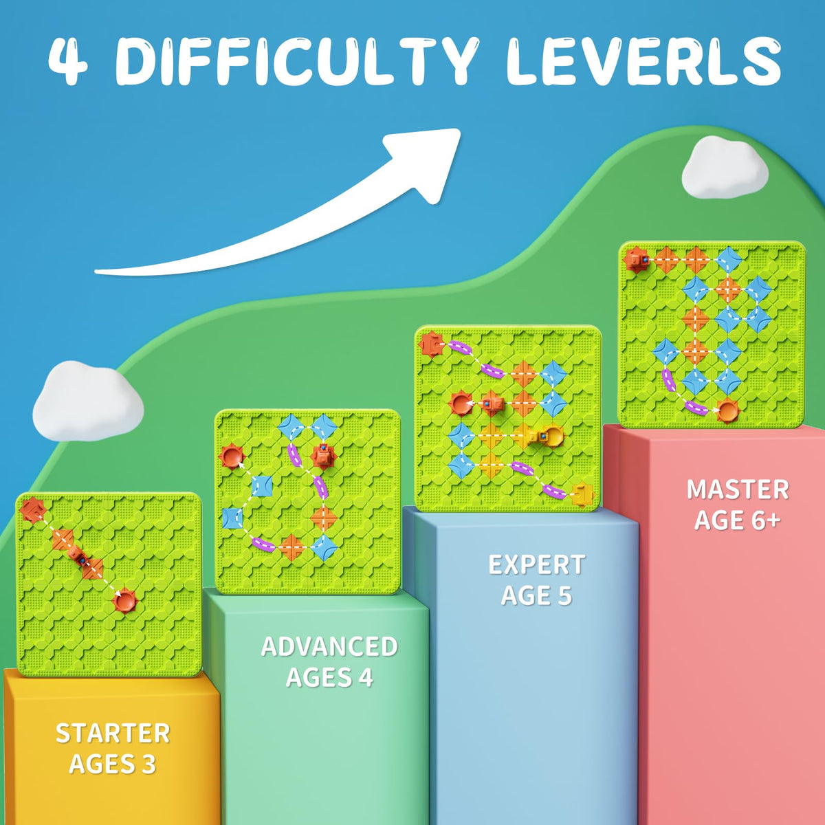 STEM MATCH Durable Construction stands up to daily play and exploration
