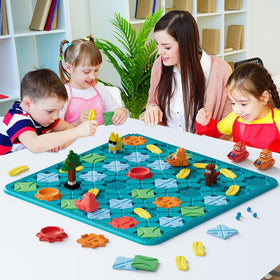 Focus-friendly STEM MATCH puzzle toy supports focused, calming play for kids.