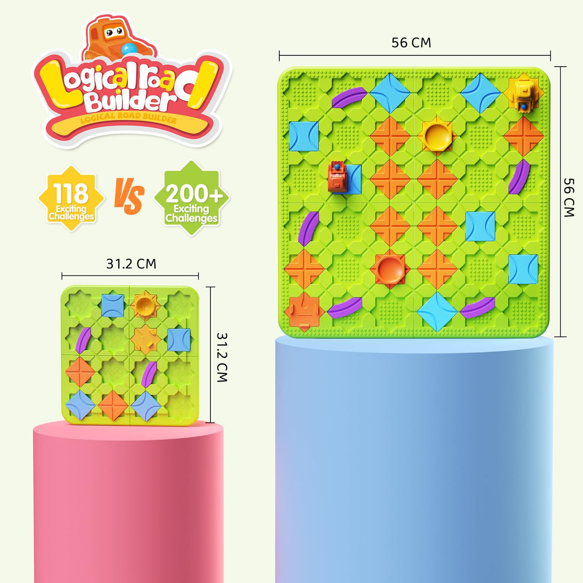 STEM MATCH Four Difficulty Levels image shows scalable challenges for kids