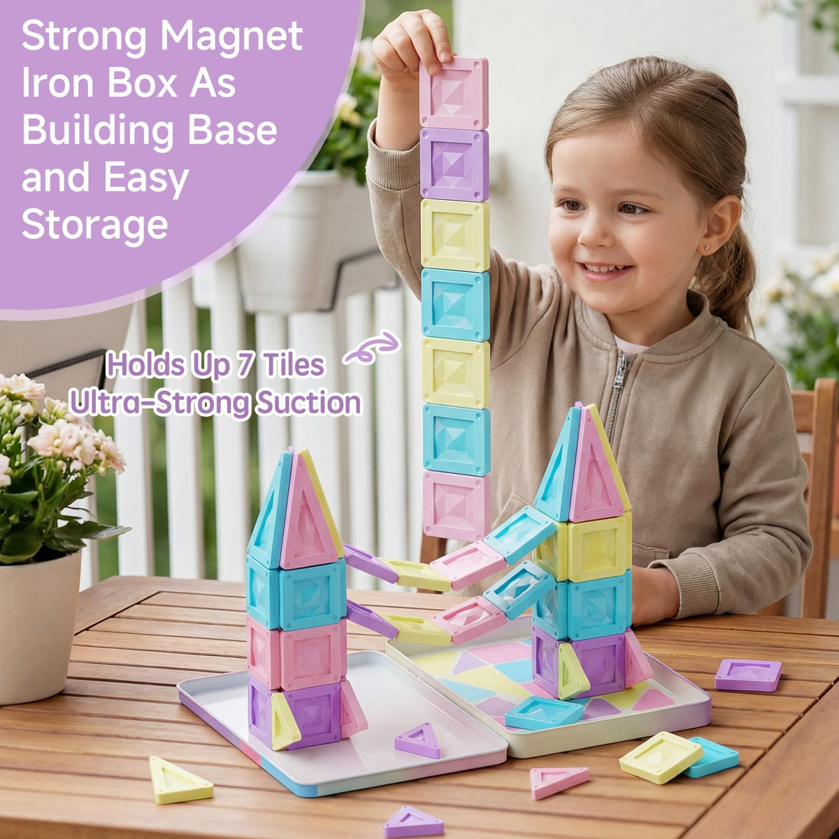 STEM MATCH Quiet play set delivers up to 120 minutes of focused activity.