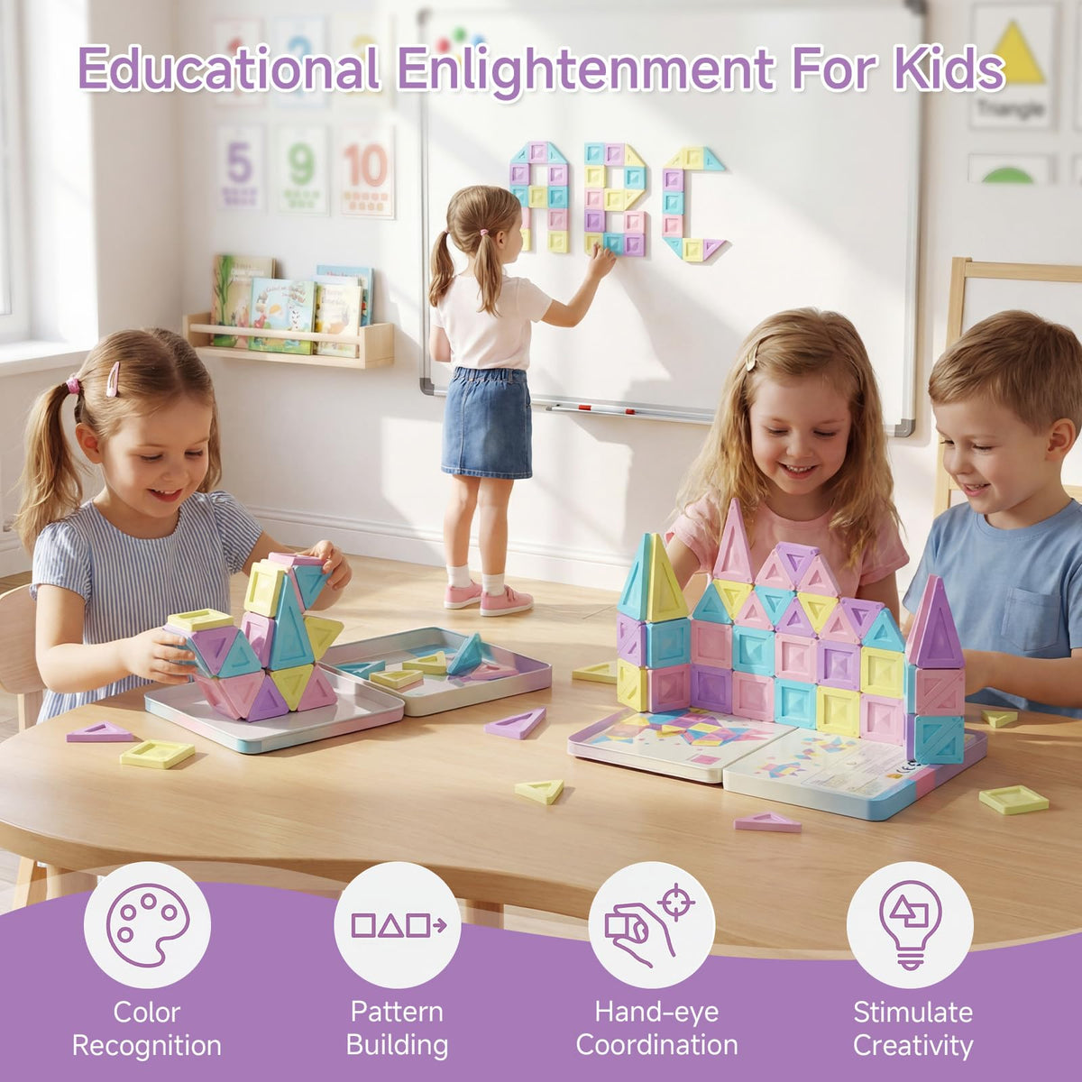 STEM MATCH Slim travel kit fits in backpacks for easy on-the-go play.
