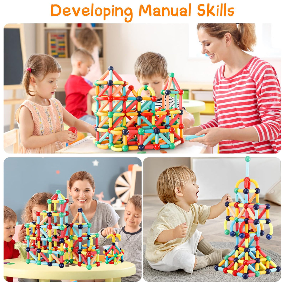STEMTiles autism-friendly sensory toy promotes calm, focused play sessions.