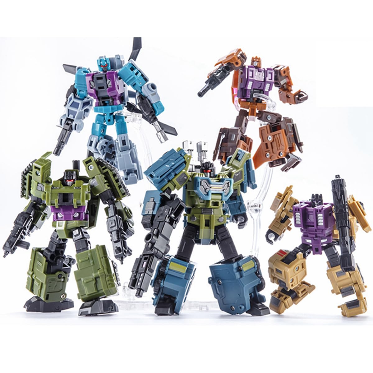 STENBEIGO deformation toys stand collection shows modular joints for poseable action
