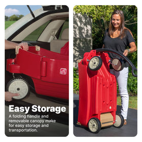 Step2 All Around Canopy Wagon easy-entry door for quick access