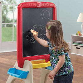 Step2 All Around Easel for Two folds flat for compact storage when not in use