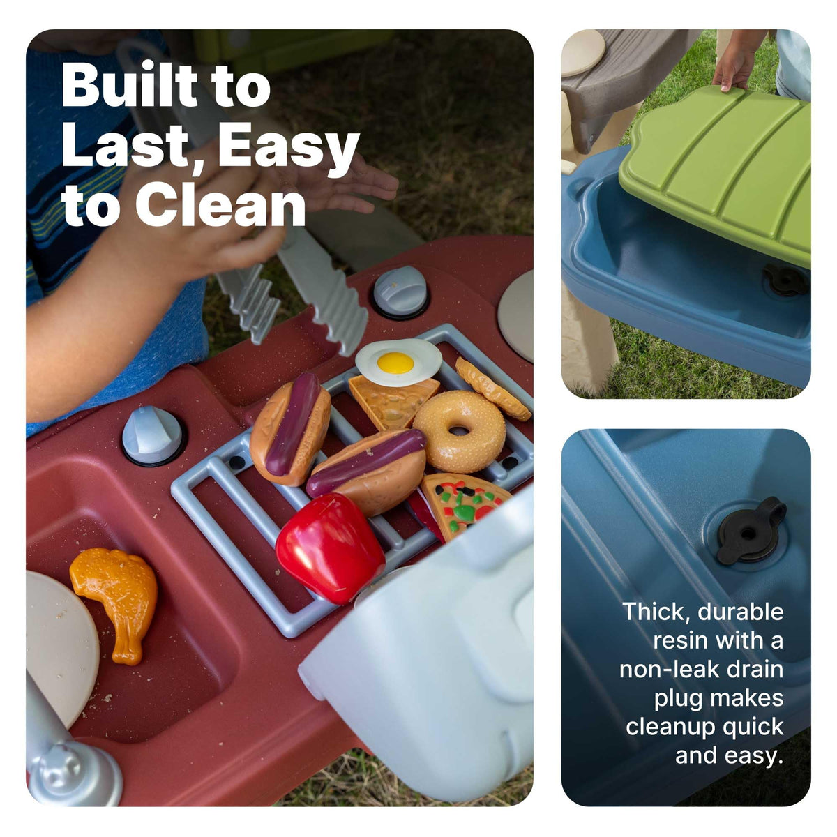 Step2 All Around Playtime Patio: removable canopy provides sun protection.