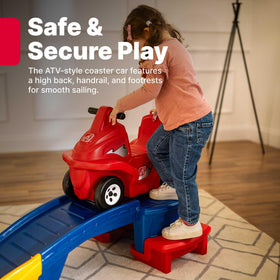 Step2 multicolor exterior stays vibrant through playground adventures.