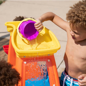 Step2 Car Wash Splash Center dual play sides promoting social pretend play