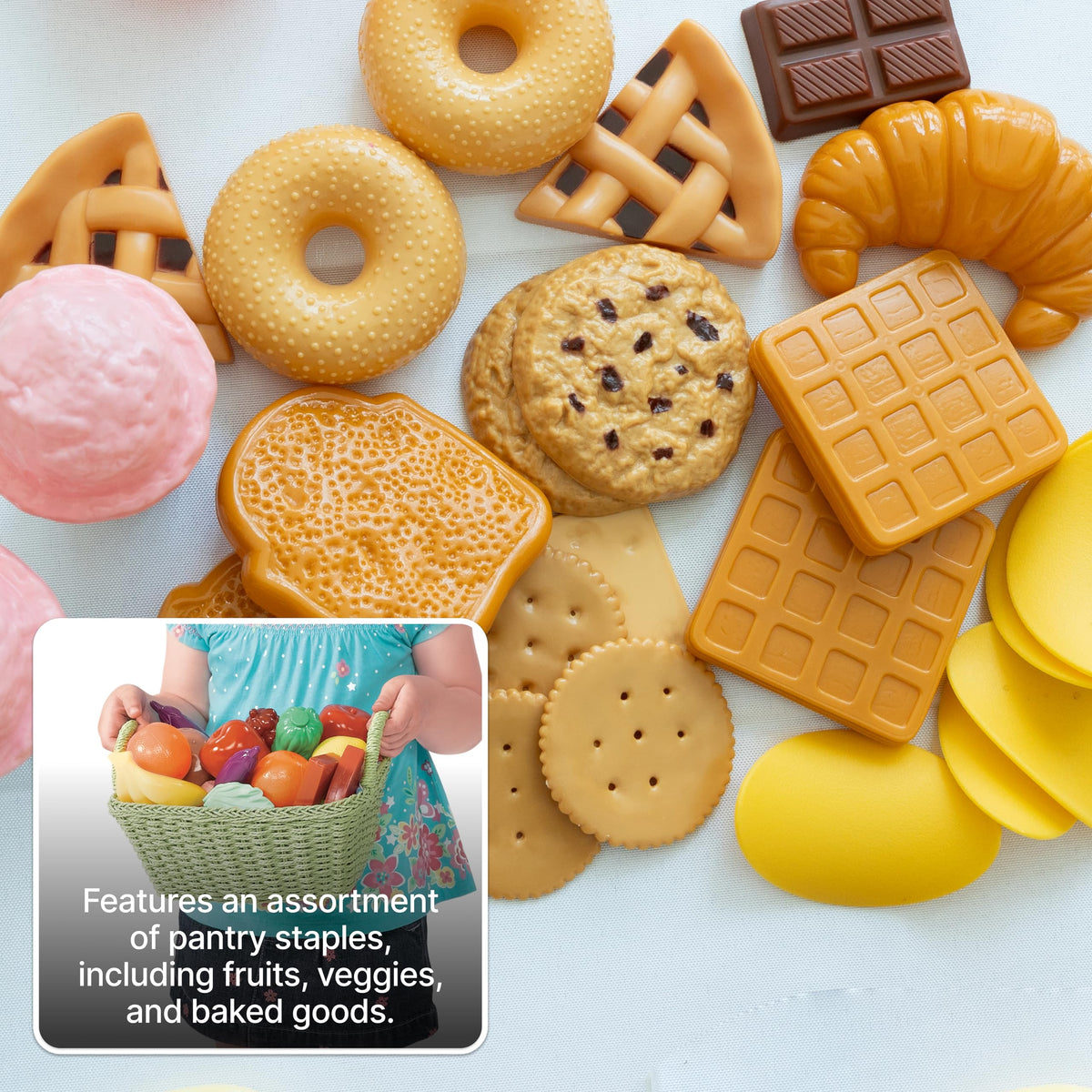 Step2 dessert play food collection is perfect for kid-sized pretend snacks