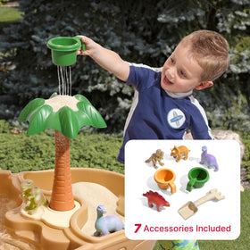 Step2 Dino Dig removable drain cap simplifies post-play cleanup.