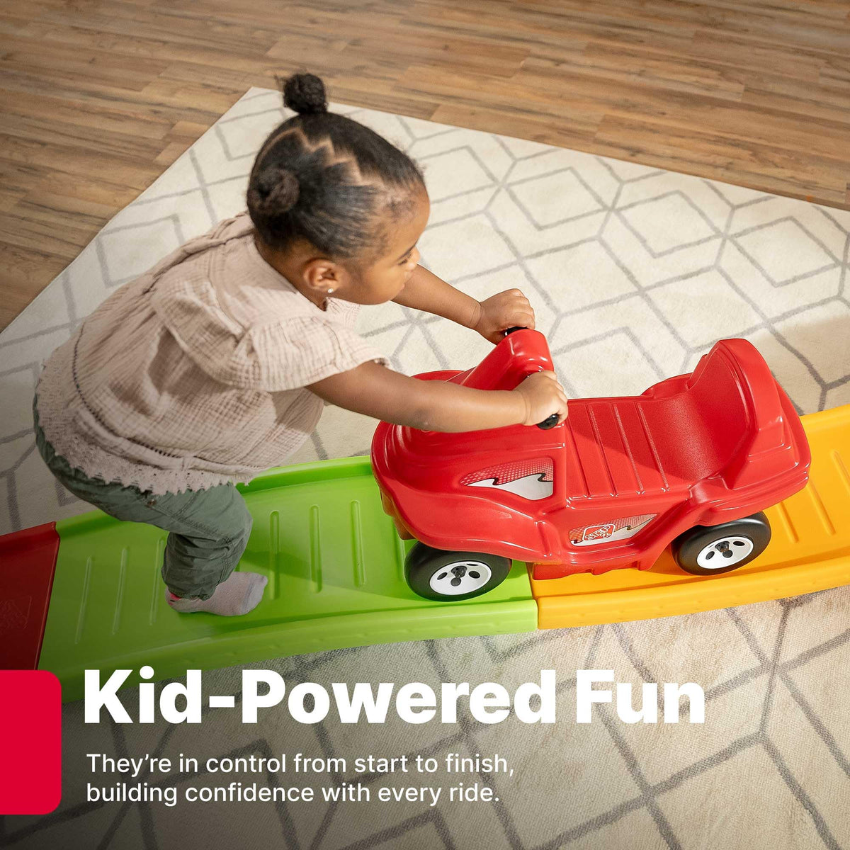 Step2 durable double-walled plastic construction resists wear during years of use.