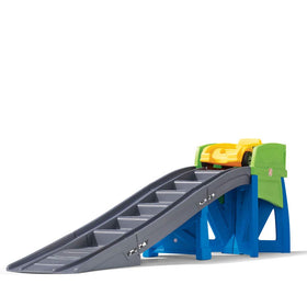 Step2 Extreme Coaster track view shows the 9-foot ride for outdoor fun.