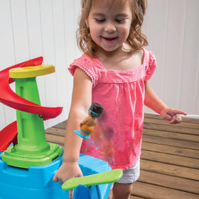 Table shown at 28 inches tall for kid-friendly access