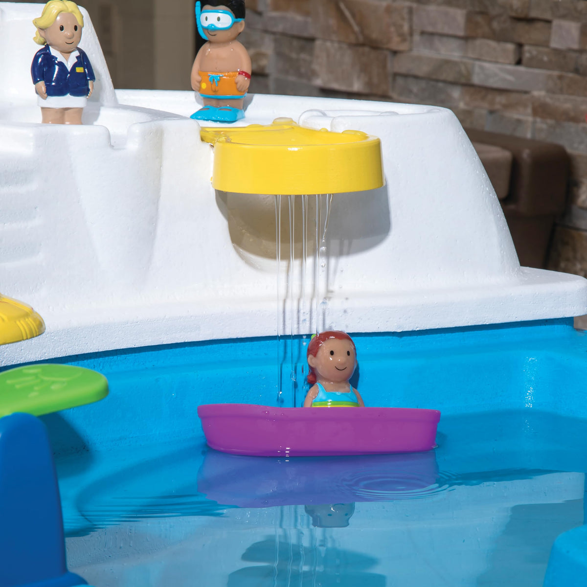 Durable double-walled plastic resists chipping and fading