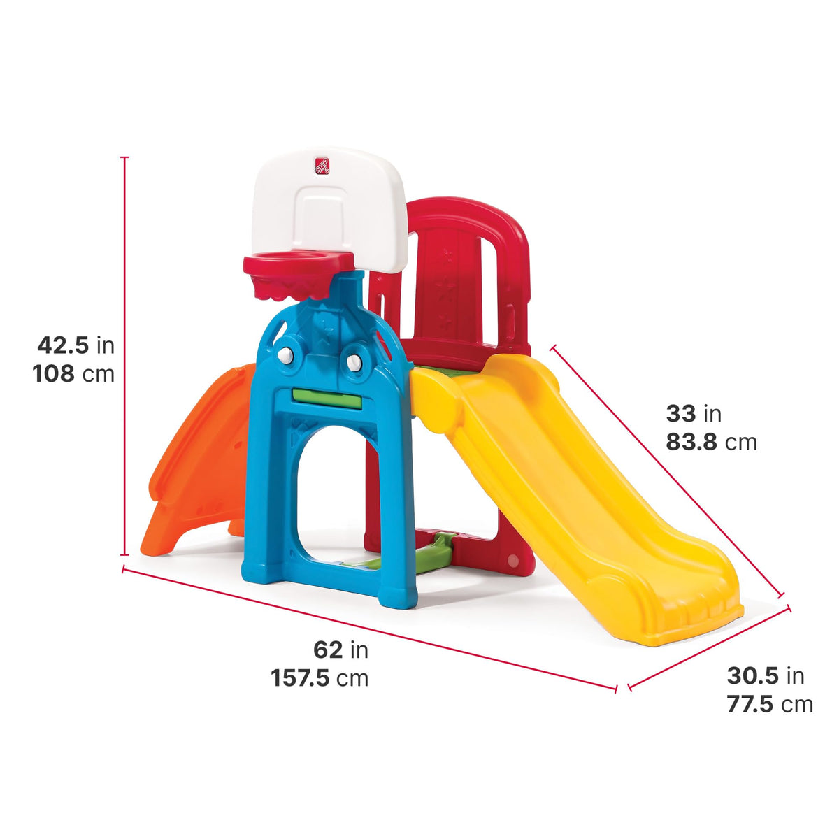 Step2 Game Time included ball enhances group play at home.