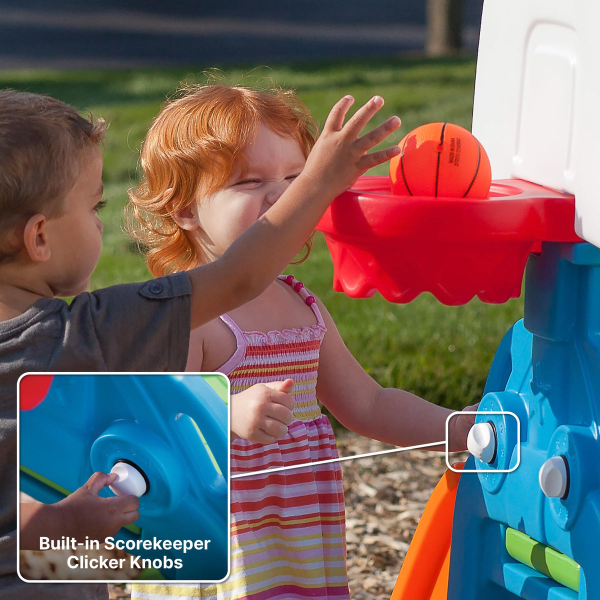 Step2 Game Time slide offers safe, breezy climbs and exits.
