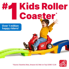 Step2 colorful coaster invites independent play and motor skill development.