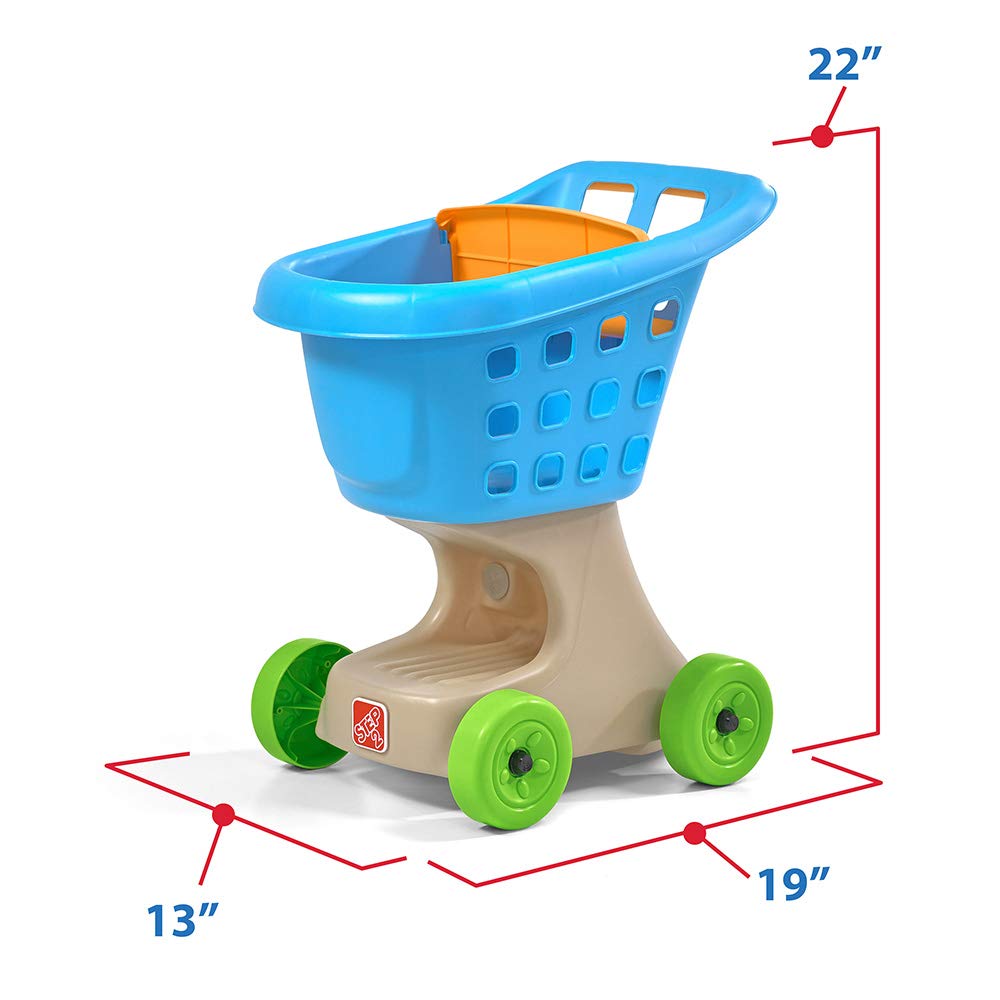 Step2 Little Helper's Shopping Cart open basket, roomy storage for toys and treasures
