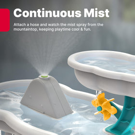 Step2 water maze pieces enabling kids to redirect flows and explore cause and effect.