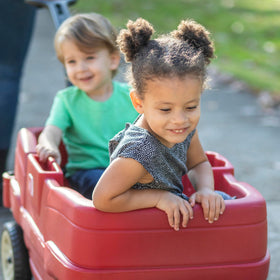 Step2 Neighborhood Wagon durable plastic construction resists chipping and fading over years of use.