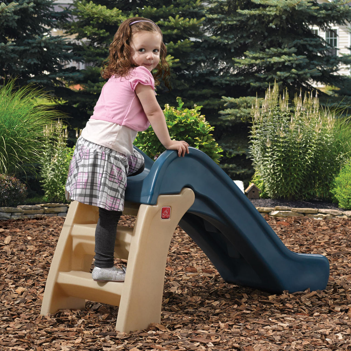 Step2 Play & Fold Jr Slide outdoor garden use inspires outdoor exploration