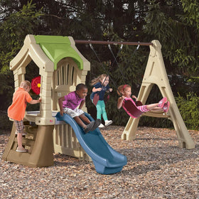 Step2 Play Up Gym Set easy entry steps with secure grips.
