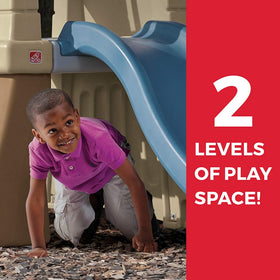 Step2 Play Up Gym Set swings bring joyful, energetic outdoor fun.