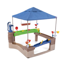 Step2 Pump & Splash Shady Oasis water-pump powering continuous play.