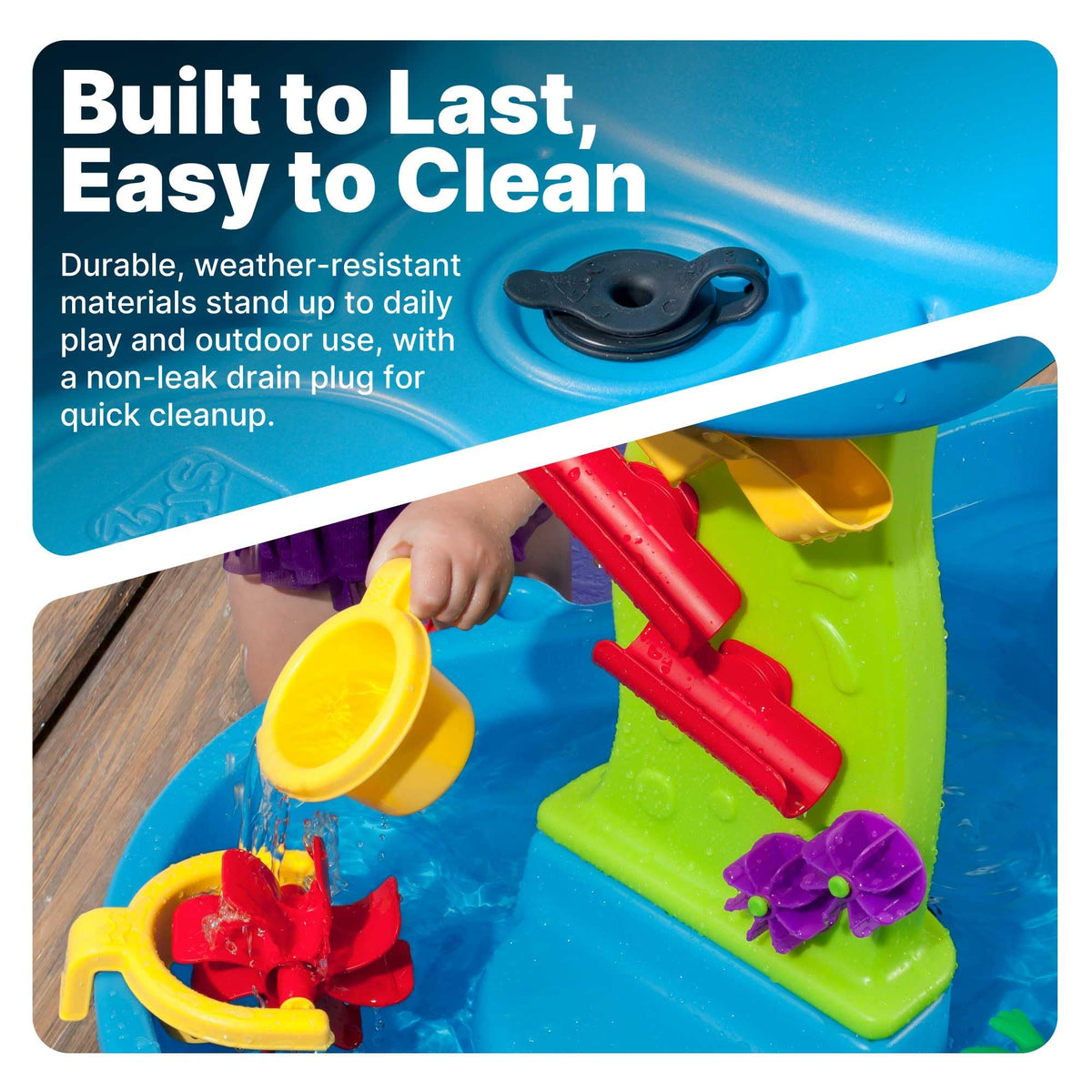 Step2 Rain Showers included accessories support imaginative water play adventures