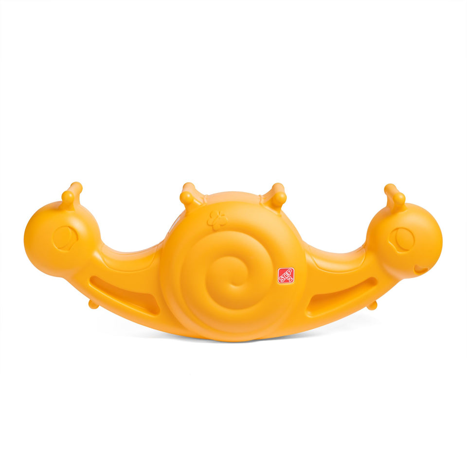 Step2 Seesaw Snail face-forward ride promotes balance and social play.