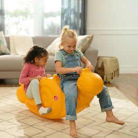 Step2 Seesaw Snail weather-resistant-resin withstands daily outdoor use.