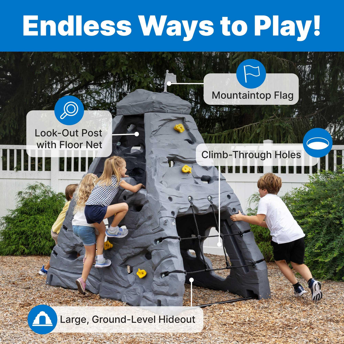 Step2 Skyward Summit lookout platform elevated for pretend adventures and exploration.